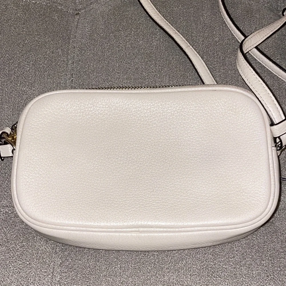 Coach Cream Leather Crossbody Bag